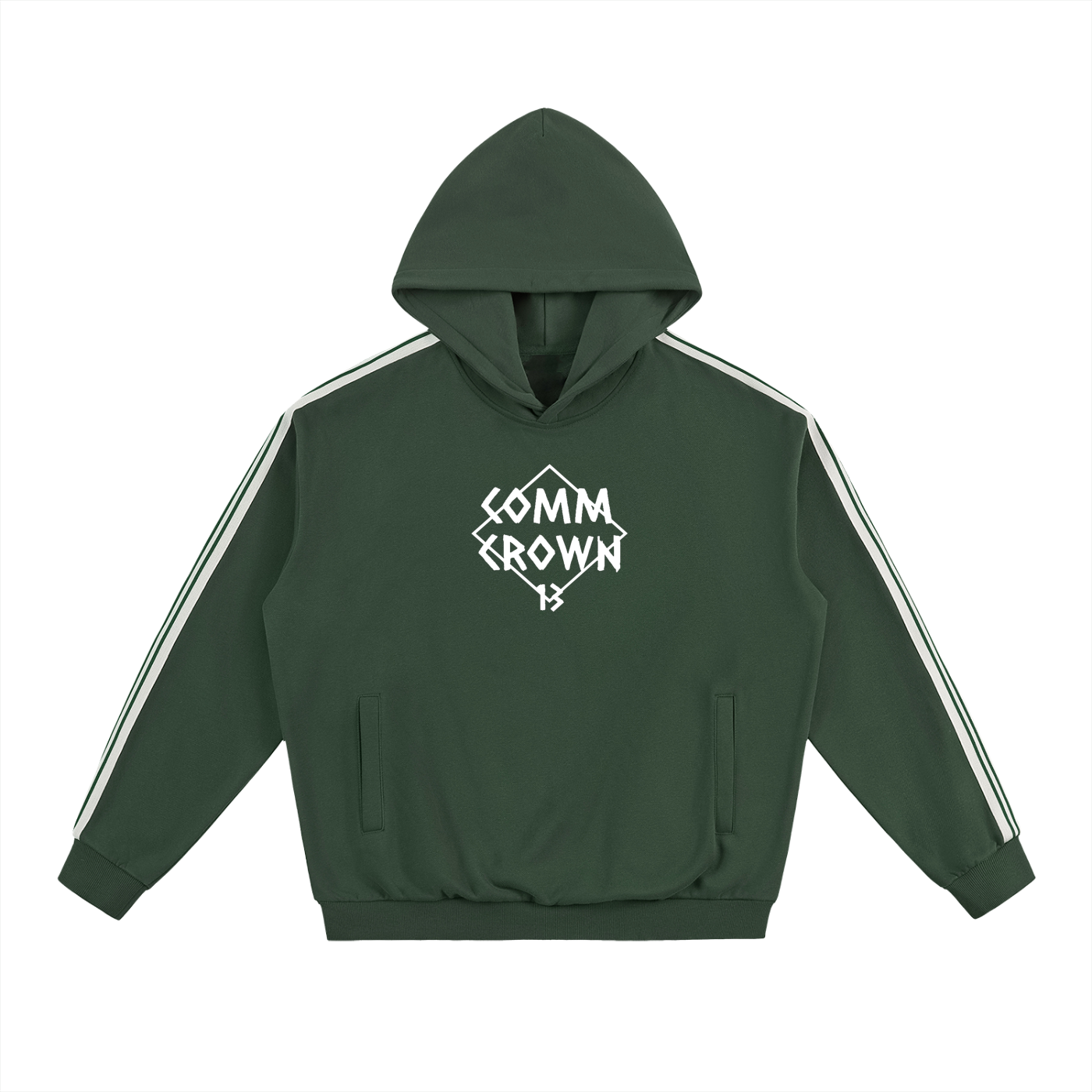 Logo Stripe Hoodie