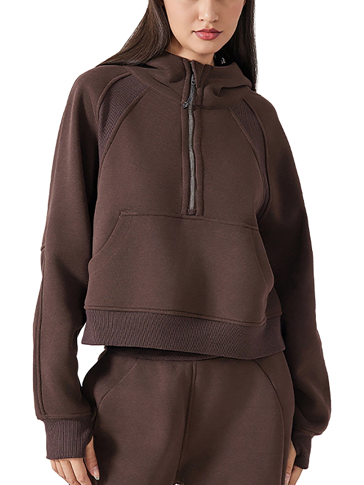 Cropped Half-Zip heritage